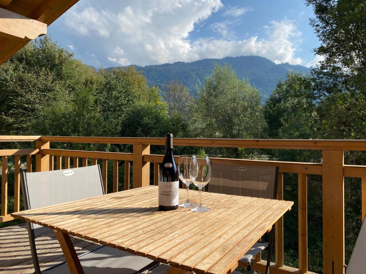 Modern 3 Bed Penthouse Apartment, Balcony & Garage, Close To Village & Ski Bus Samoëns Extérieur photo